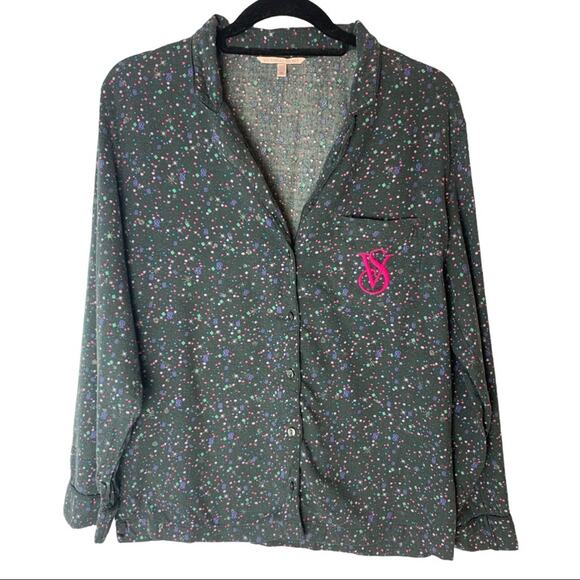 Victoria Secret multicolor polka dot sleep top - Picture 1 of 5